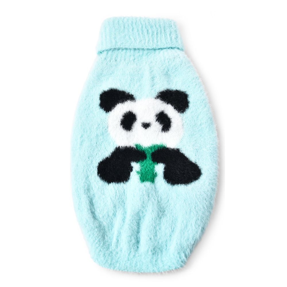 Свитер для собак FOXIE Panda M (длина спины 35см) голубой