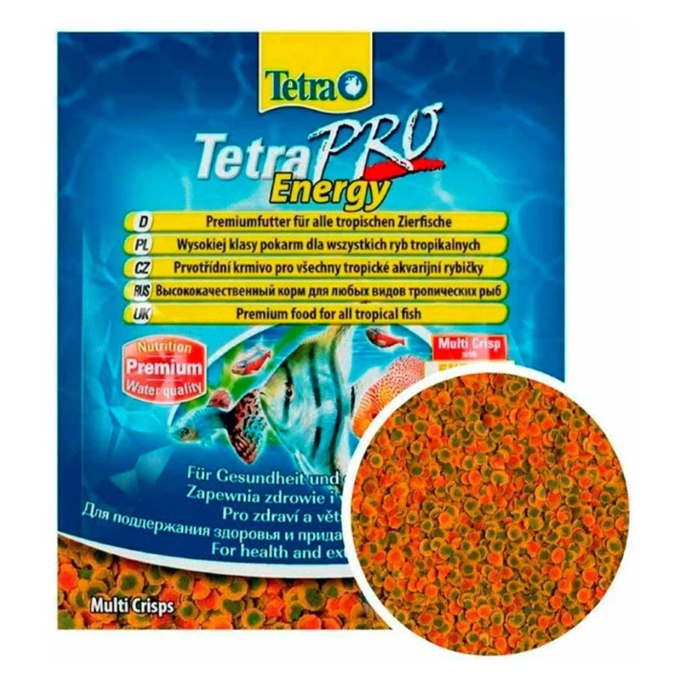 Корм для рыб TETRA PRO Energy в чипсах для доп.энергии 12г