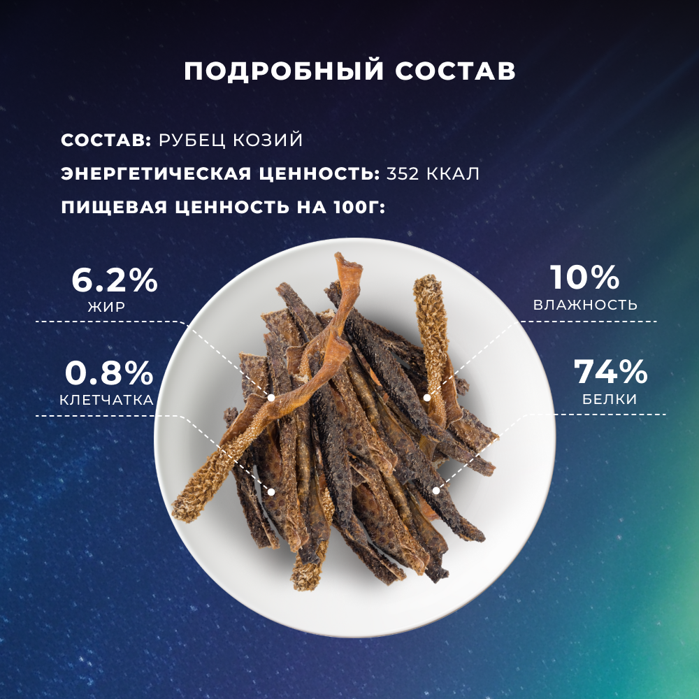 Лакомство для собак TUNDRA Рубец козий