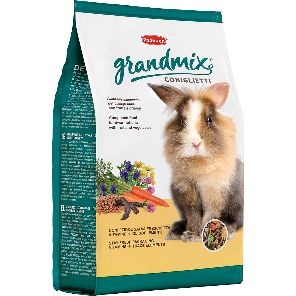 Корм для декоративных кроликов PADOVAN Grandmix Coniglietti