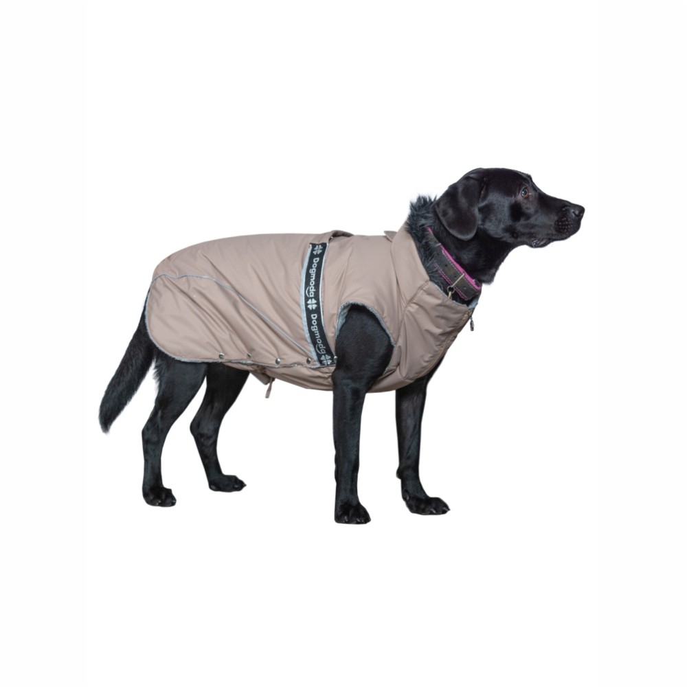Попона для собак DOGMODA зимняя, девочка, кофе-47см