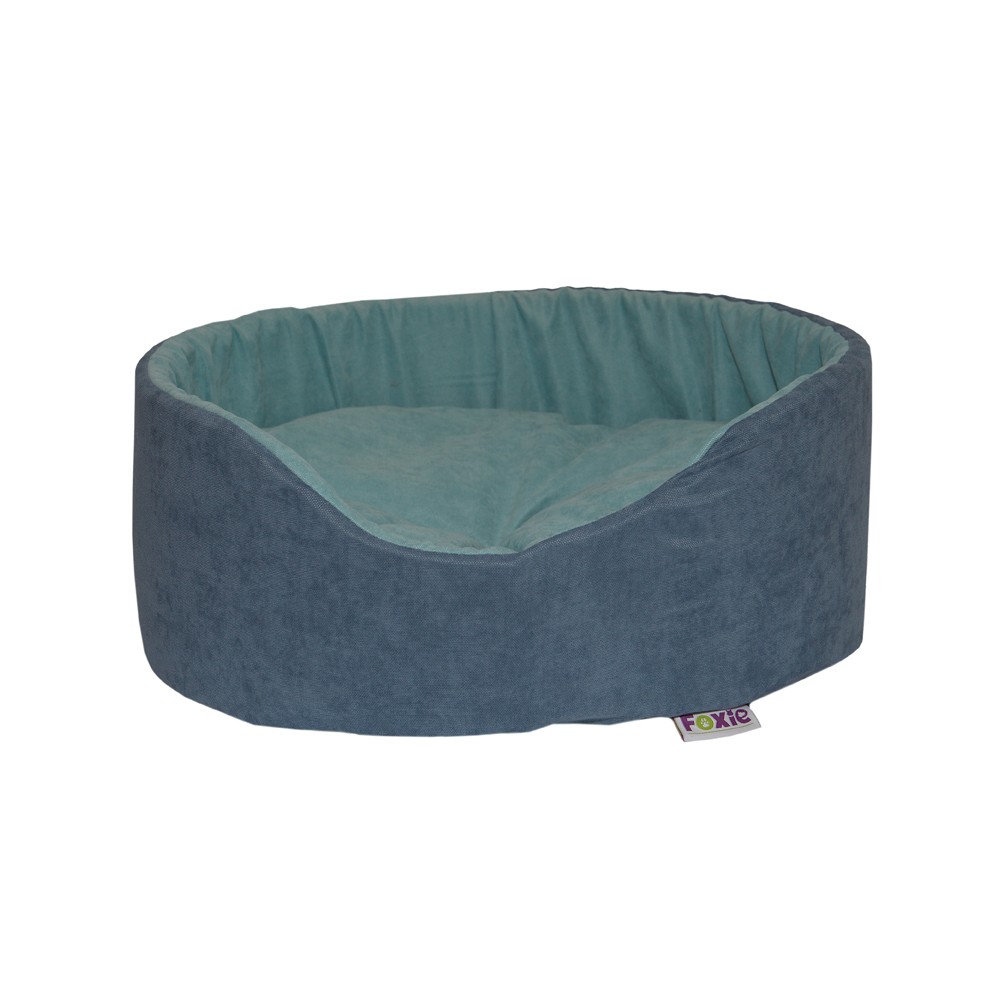 Лежак для животных FOXIE Cream Manor 60х45см синий