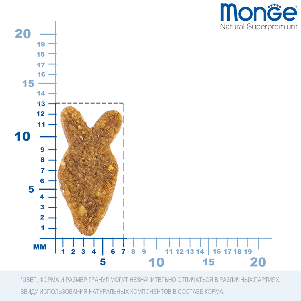 Корм для кошек MONGE Cat Monoprotein Salmon лосось сух.