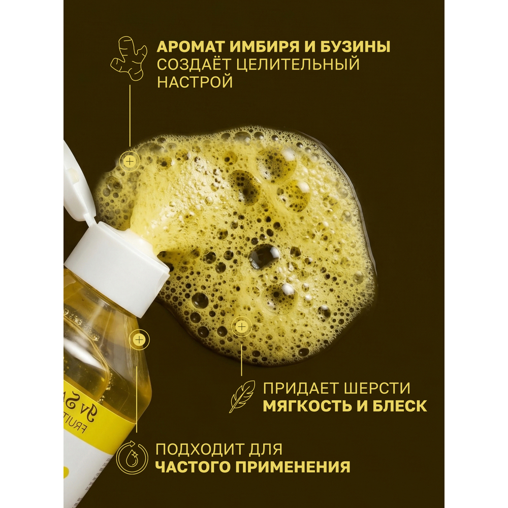 Шампунь IV SAN BERNARD Ginger&Elderbery с противовоспалительным эффектом 1л