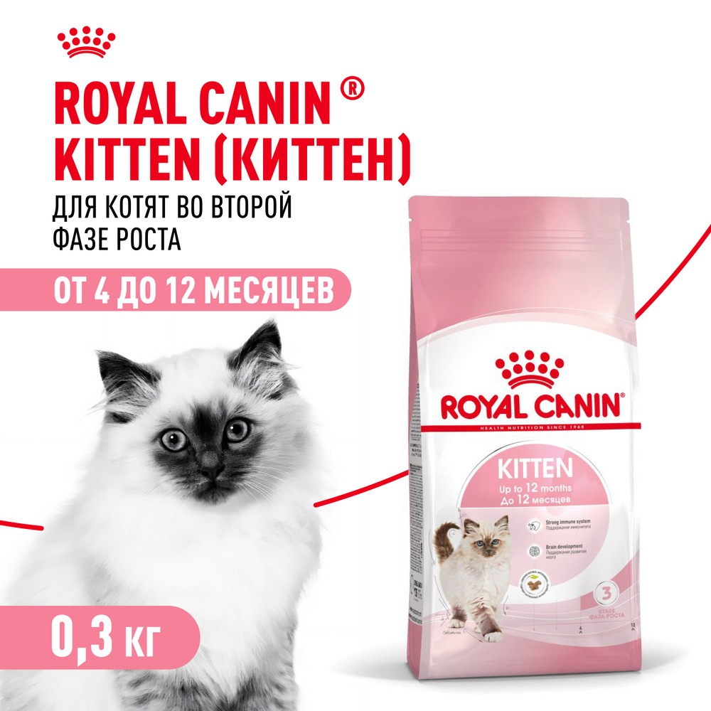Корм для котят ROYAL CANIN сбалансированный в период второй фазы роста сух.