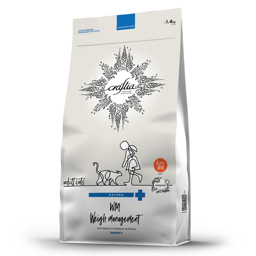 Корм для кошек CRAFTIA Galena Cat Weight Management (Obesity) при избыточном весе сух.