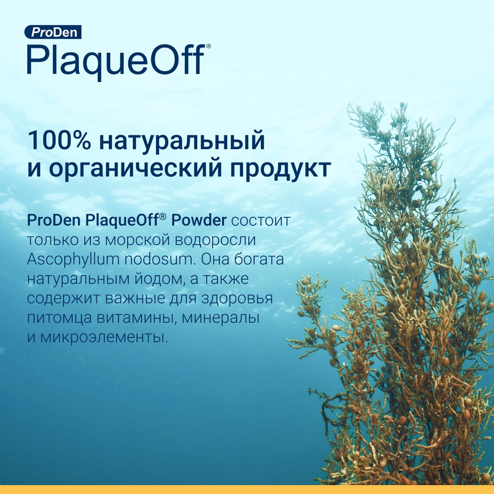 Средство для собак и кошек ProDen PlaqueOff для профилактики зубного камня