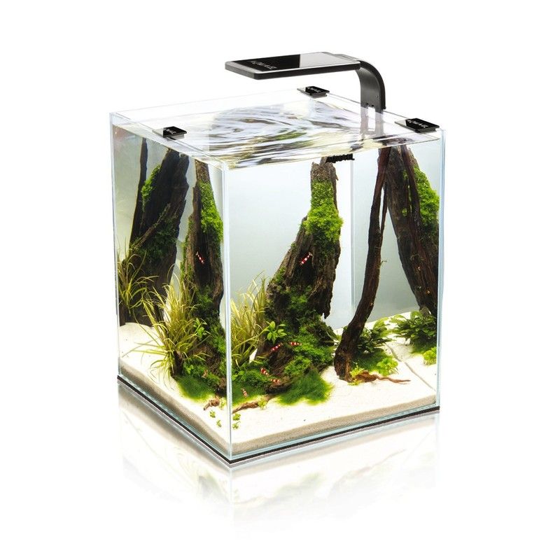 Аквариум AQUAEL SHRIMP SET SMART LED PLANT ll 20 черный (19 л)