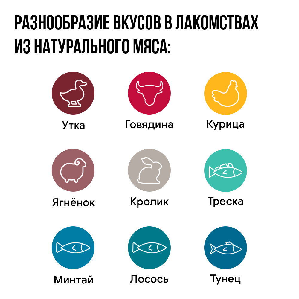 Лакомство для собак НЯМТОРИЯ Мраморные стейки из говядины,