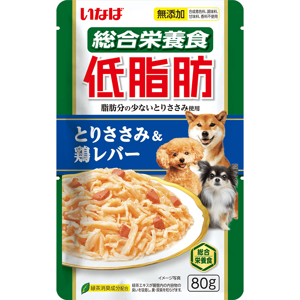 Корм для собак INABA Teishibo куриное филе с куриной печенью в желе пауч