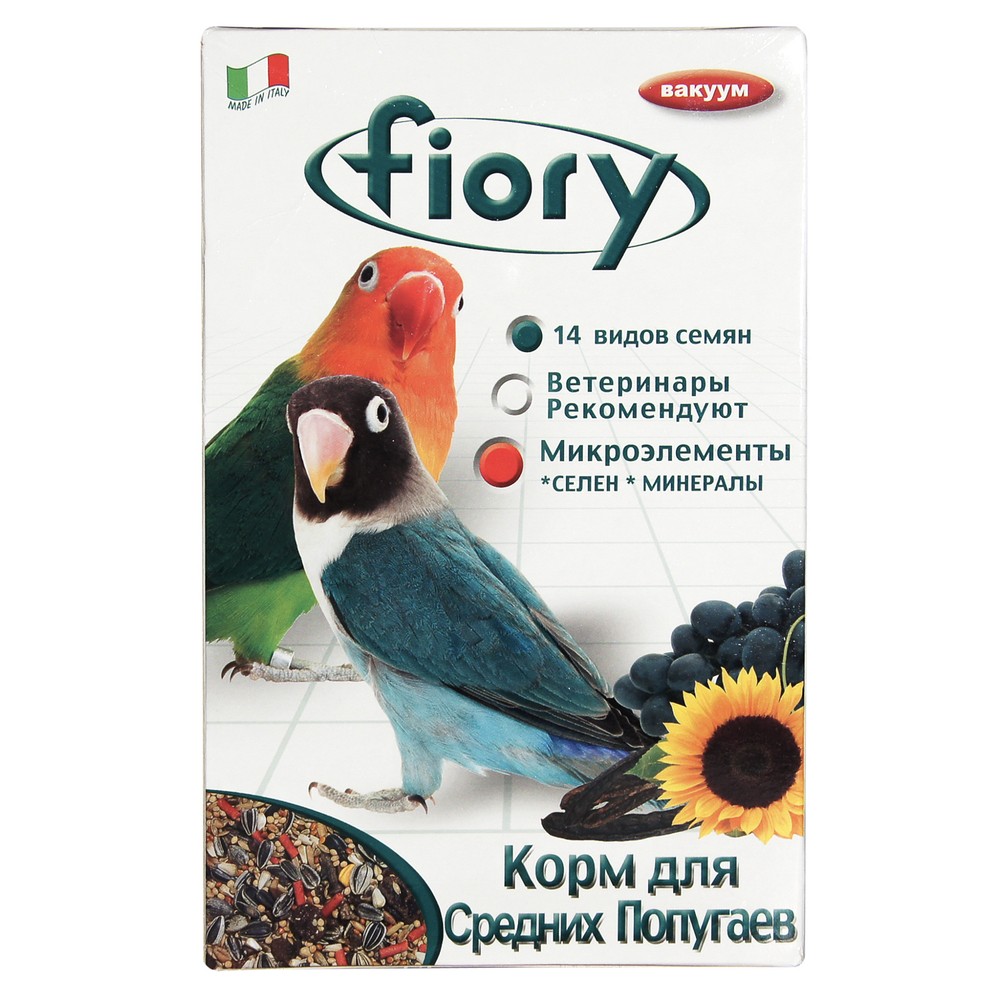 Корм для птиц FIORY Смесь для средних попугаев