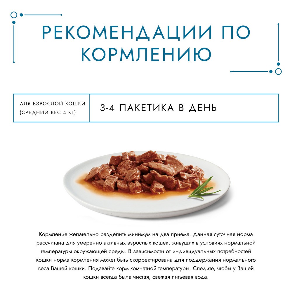 Корм для кошек ГУРМЭ Нежное филе с уткой в соусе пауч