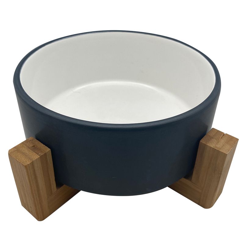 Миска для животных FOXIE Bamboo Bowl белая керамическая 16х16х6,5см 820мл