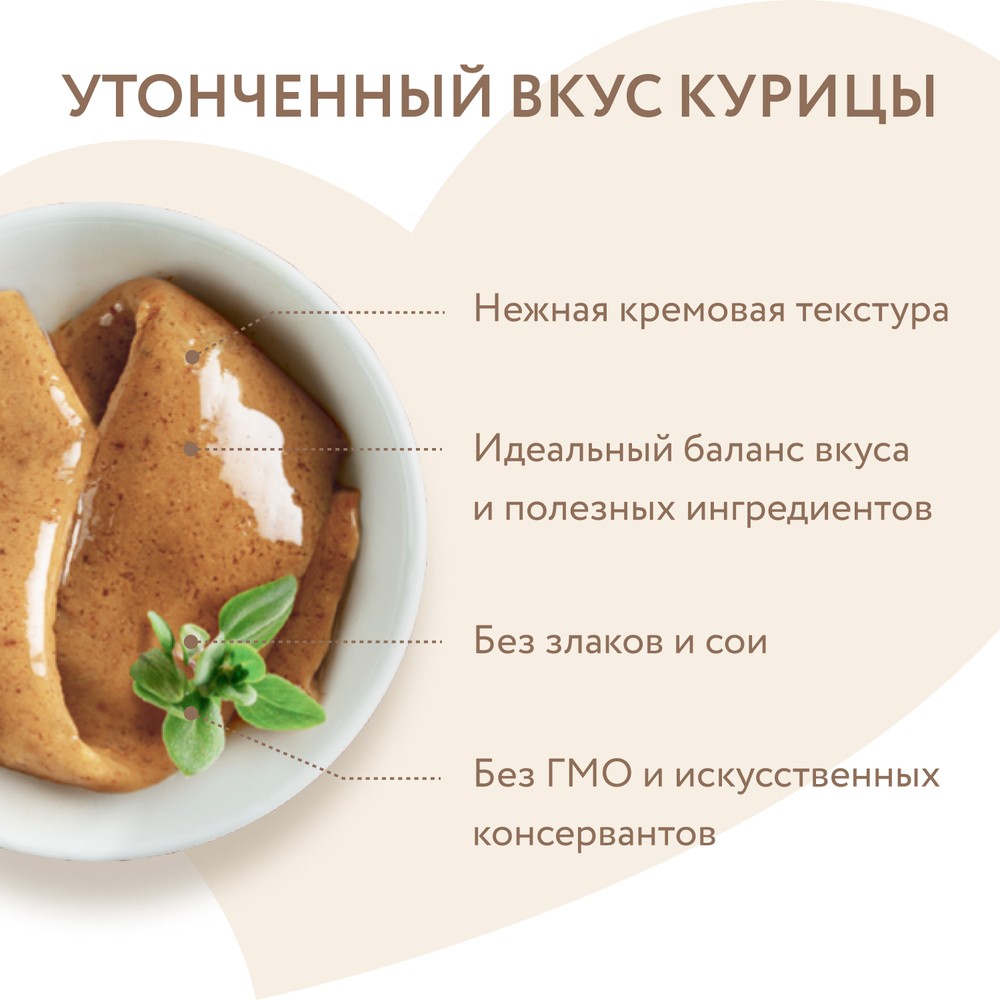 Лакомство для кошек МНЯМС Крем-лакомство с курицей 15гх4шт