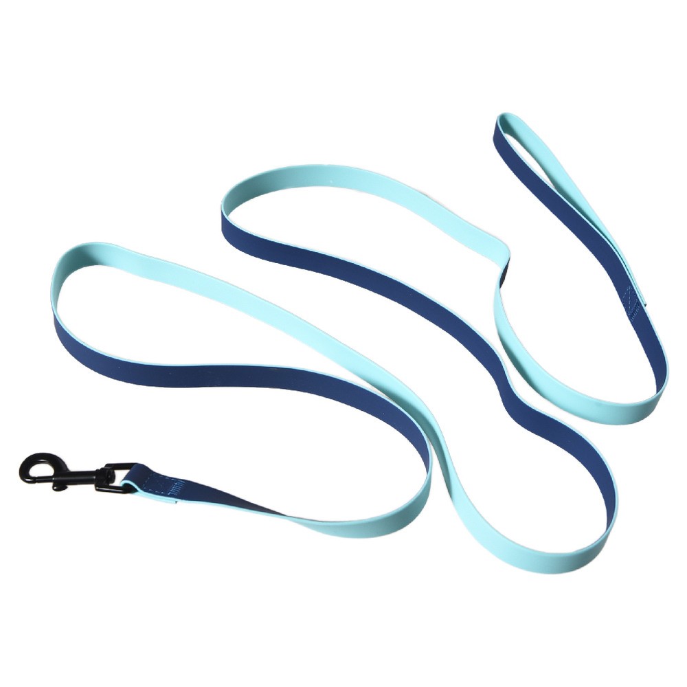 Поводок для собак FOXIE Double color из биотана M 2,0х200см синий