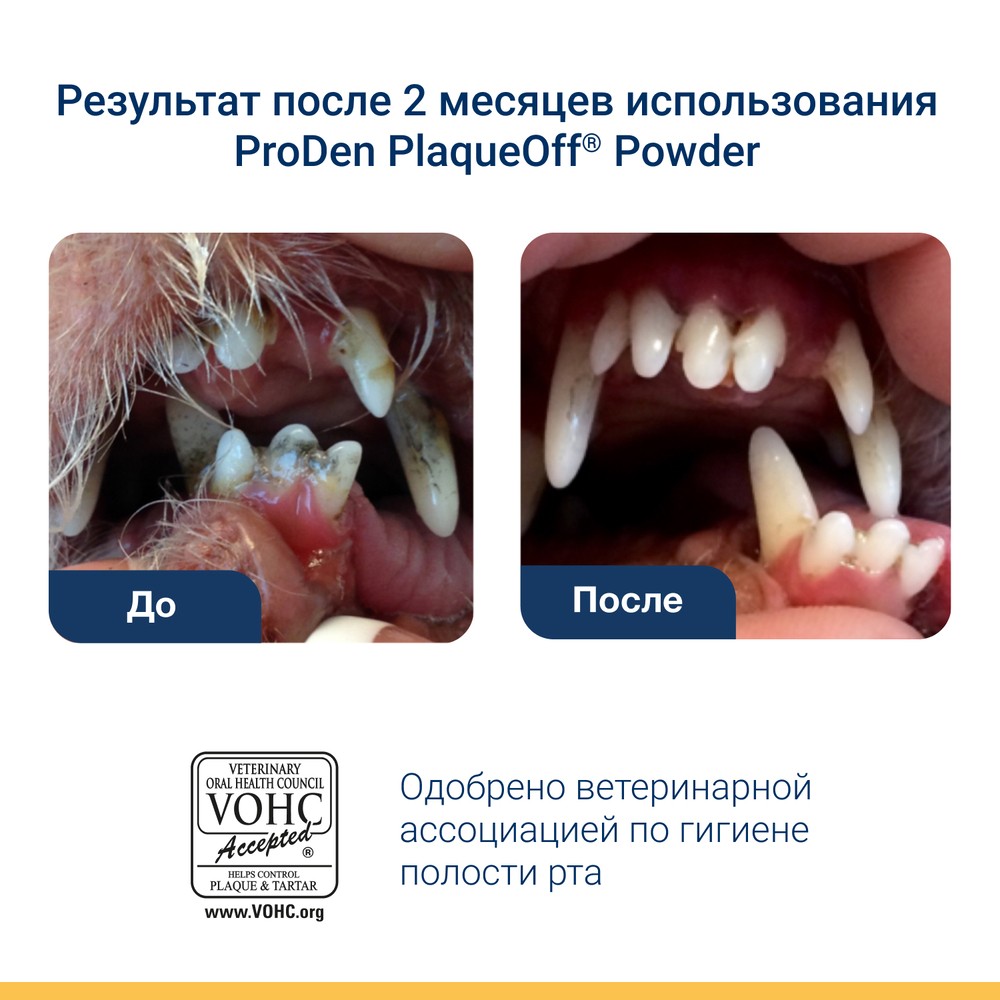 Средство для собак и кошек ProDen PlaqueOff для профилактики зубного камня