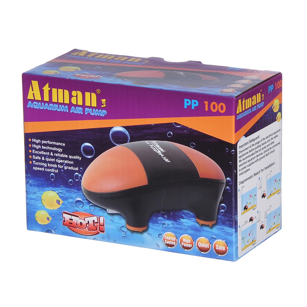 Компрессор ATMAN PP-100, 100 л/ч, нерегулируемый