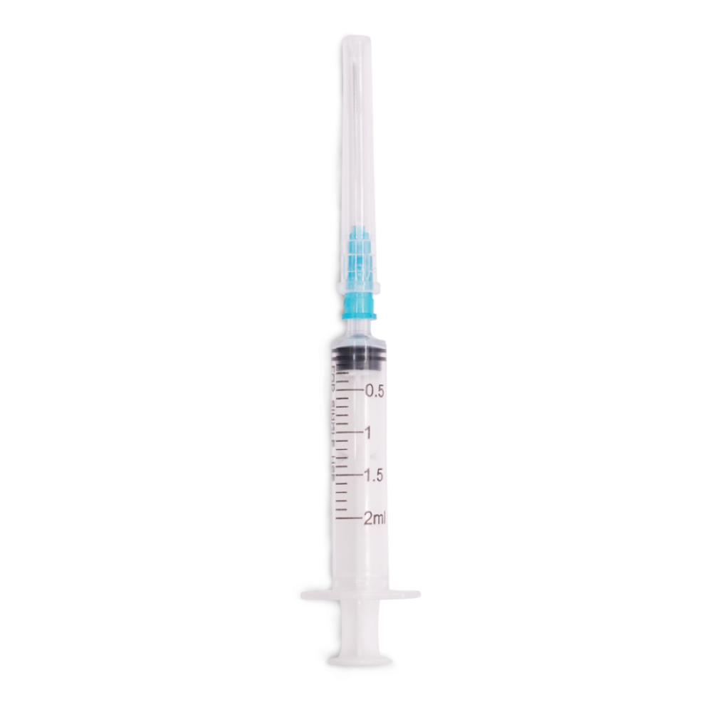 Шприц одноразовый 2мл 3-х компонентный VitaVet PRO с иглой 23G 0,6х32мм