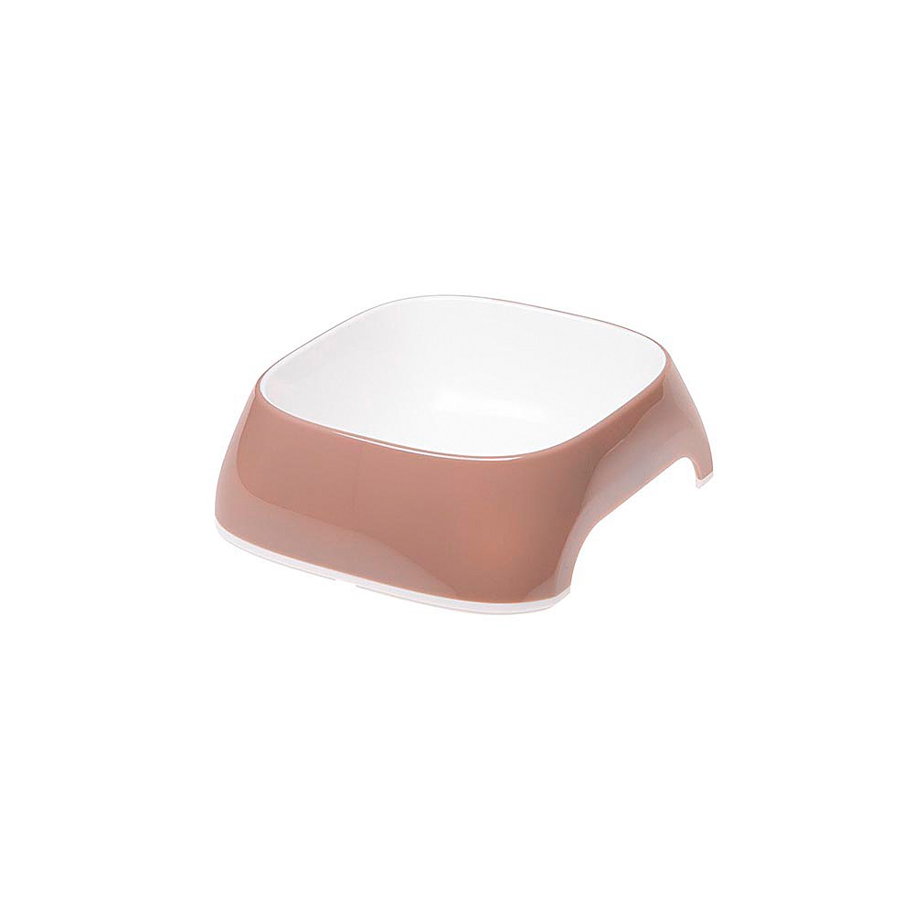 Миска для кошек FERPLAST Glam XS пластиковая, сизо-серая, 200мл