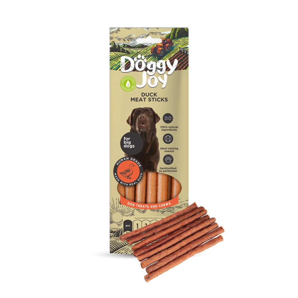 Лакомство для собак DOGGY JOY 50904 для крупных пород Mясные колбаски из утки