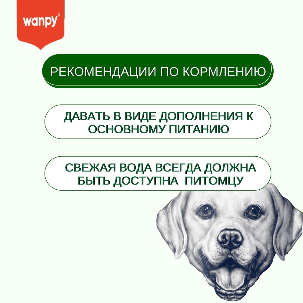 Лакомство для собак WANPY Dog Зубные щетки со вкусом говядины