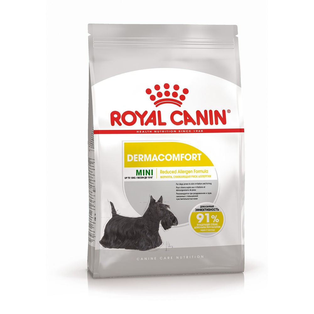 Корм для собак ROYAL CANIN Mini Dermacomfort для мелких пород при раздражениях кожи сух.