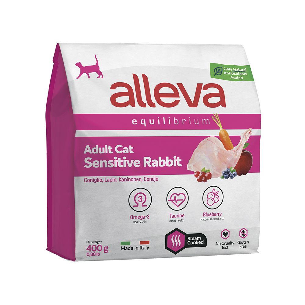 Корм для кошек ALLEVA Equilibrium Sensitive кролик сух.