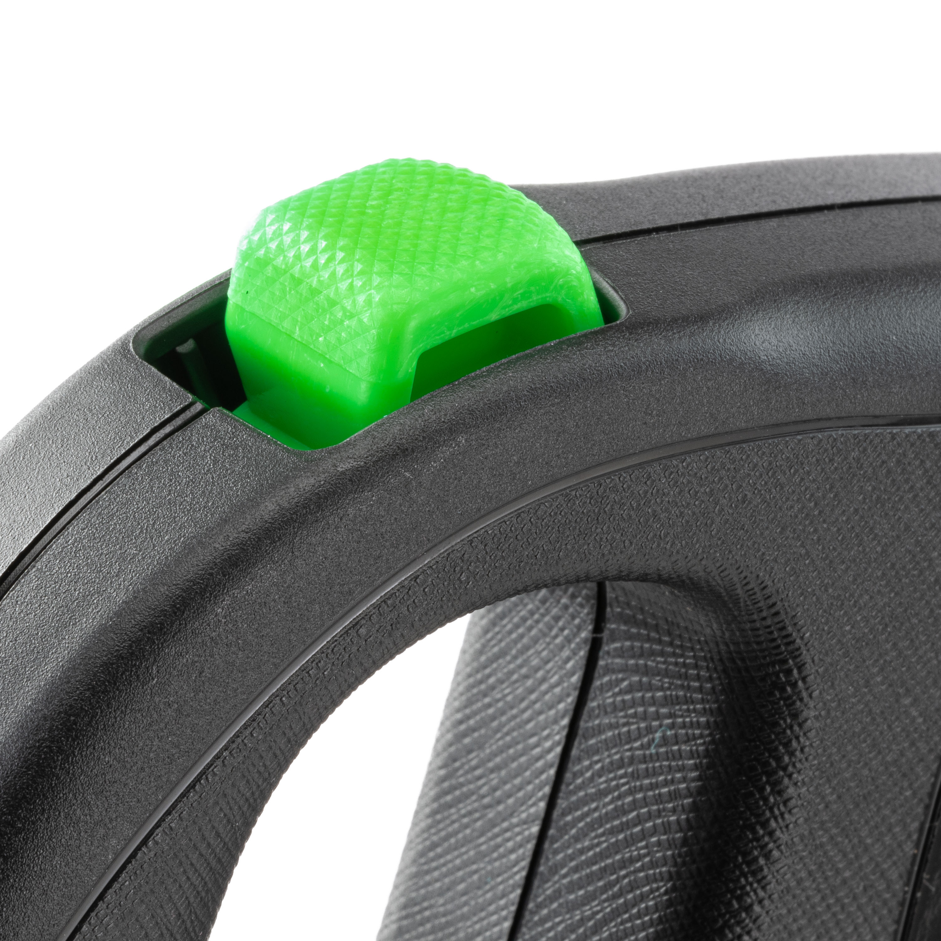 Поводок-рулетка для собак FERPLAST Flippy One Reflex М светоотражающая зелёная, шнур 5м, 20кг
