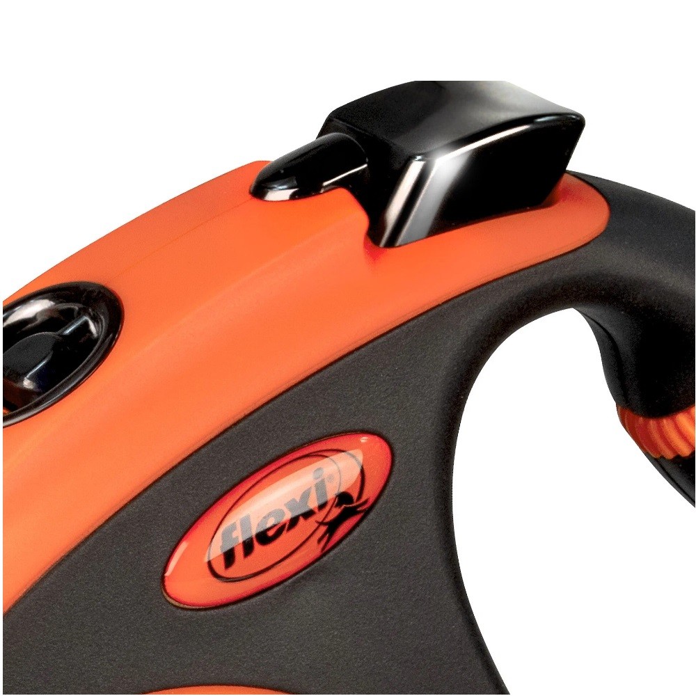 Рулетка FLEXI Xtreme M (до 35 кг) 5 м лента оранжевая