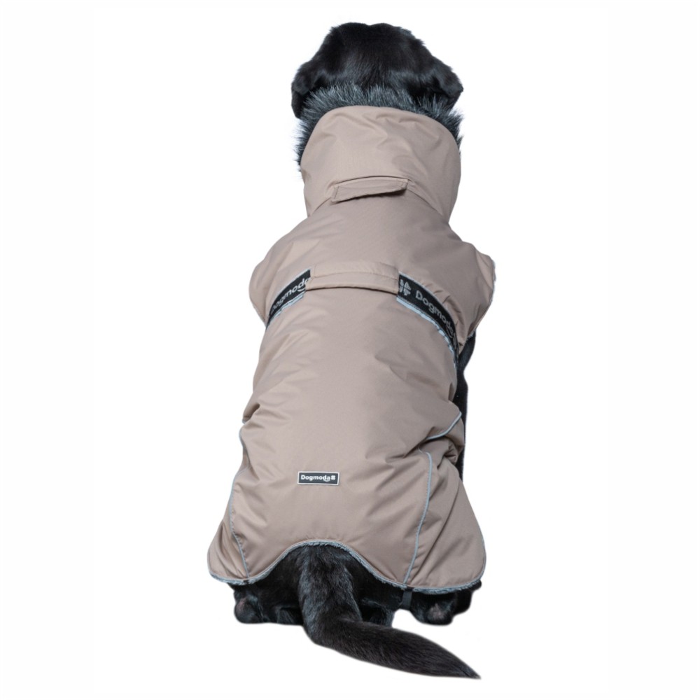 Попона для собак DOGMODA зимняя, девочка, кофе-42см