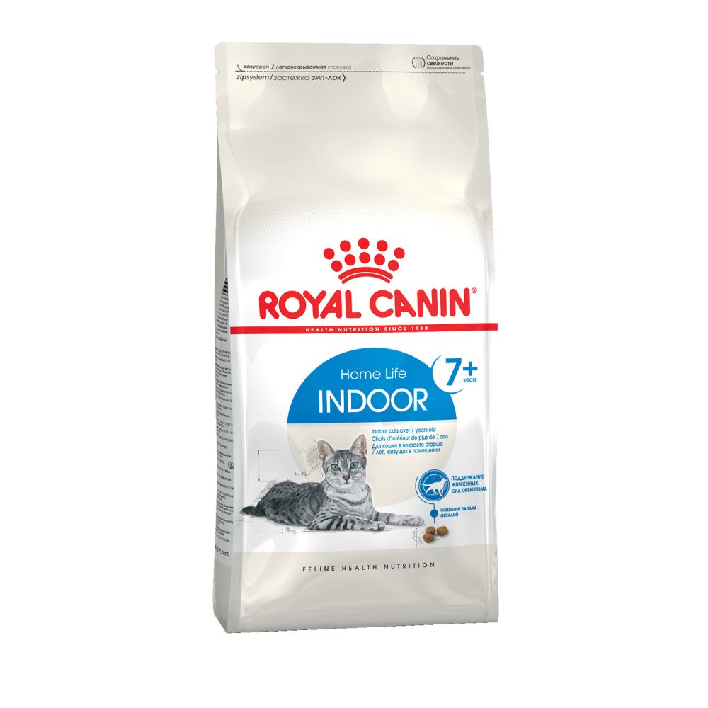 Корм для кошек ROYAL CANIN Indoor 7+ сбалансированный для стареющих живущих в помещении сух.