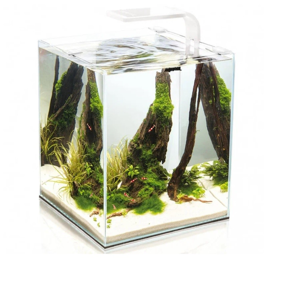 Аквариум AQUAEL SHRIMP SET SMART LED PLANT ll 20 белый (19 л)
