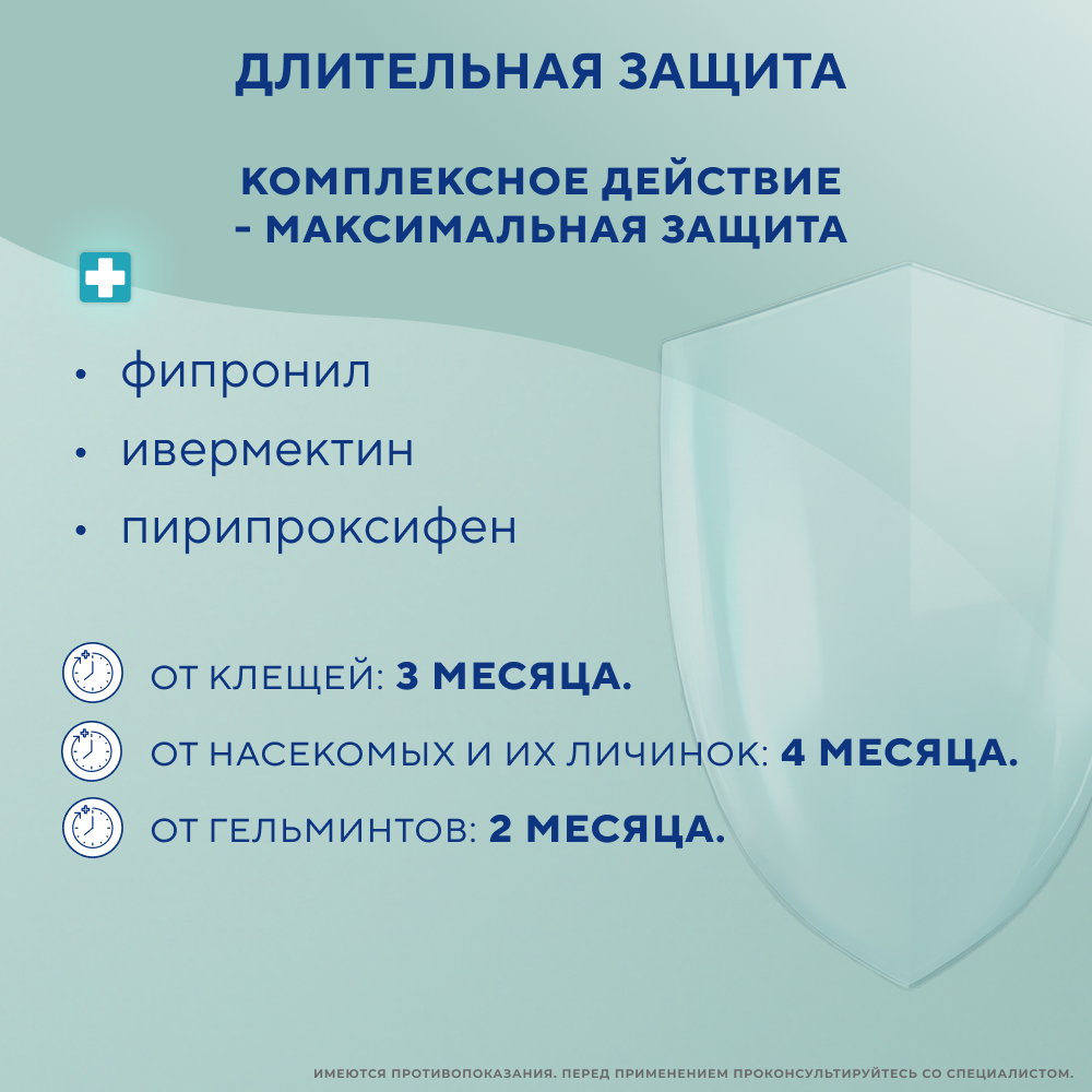 Ошейник для кошек и мелких собак INSPECTOR от блох, клещей и глистов
