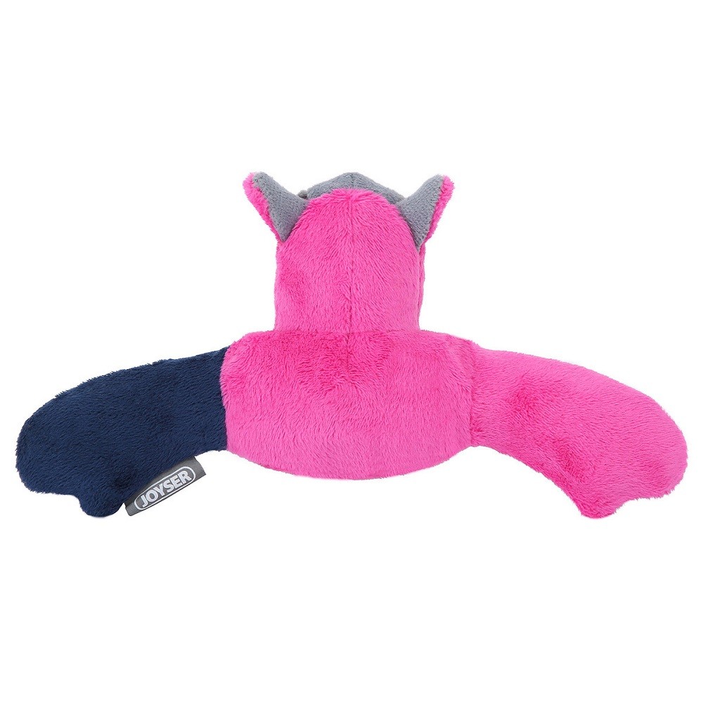Игрушка для собак JOYSER Squad mini Белка J-Rell с пищалкой S/M розовая, 19см