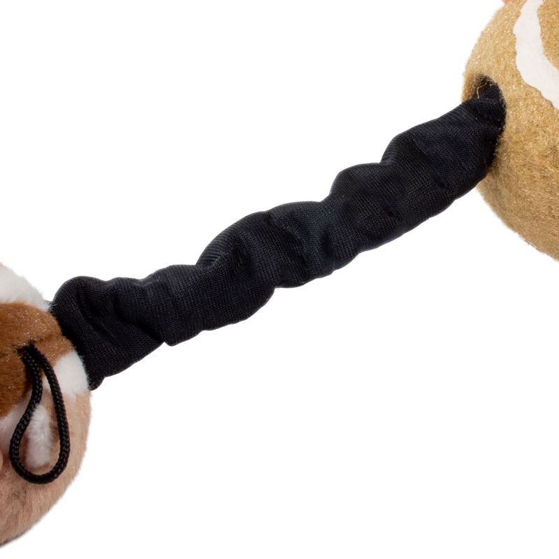 Игрушка для собак GIGWI Catch & Fetch Барсук с пищалками 32см