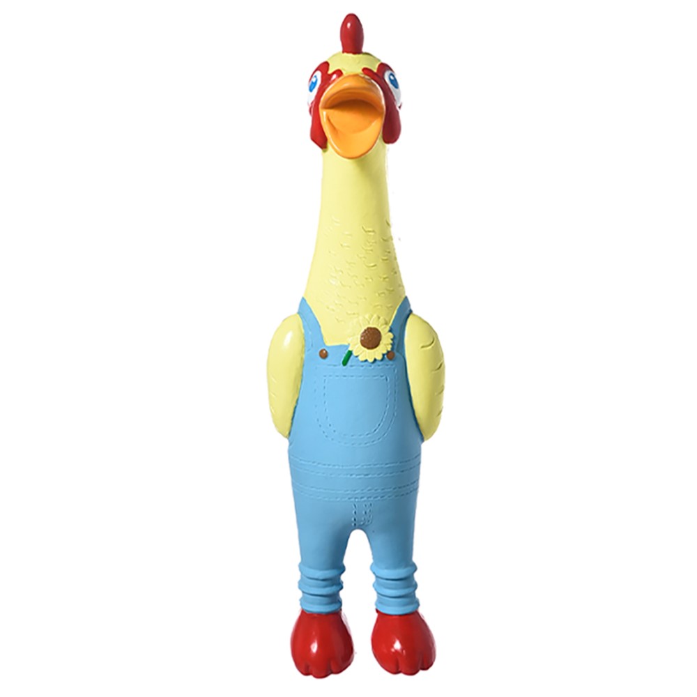 Игрушка для собак FOXIE Fun&Play Петух с пищалкой 30х9х6см латекс