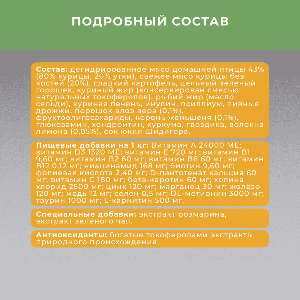 Корм для щенков ELATO Holistic для средних и крупных пород, курица, утка сух.