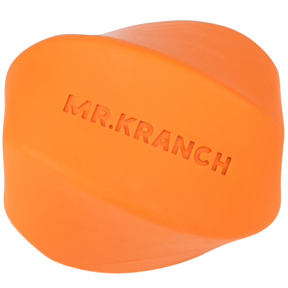 Игрушка для собак MR.KRANCH Твистер оранжевая с ароматом курицы 11х11см