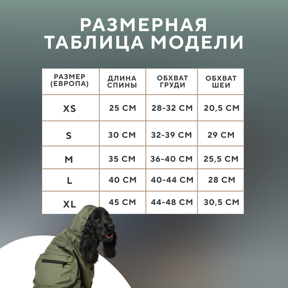 Комбинезон-дождевик для собак FOXIE Grass зеленый