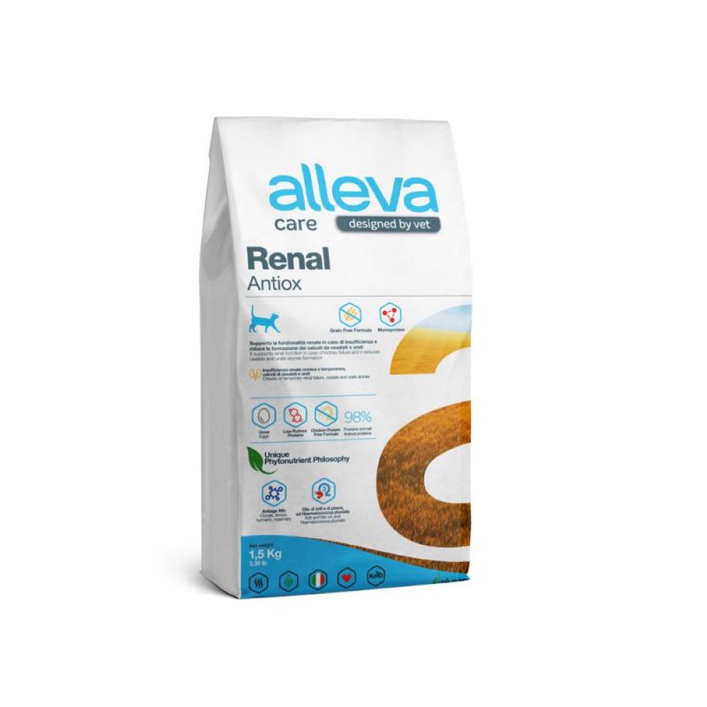 Корм для кошек ALLEVA Care Renal Antiox сух.
