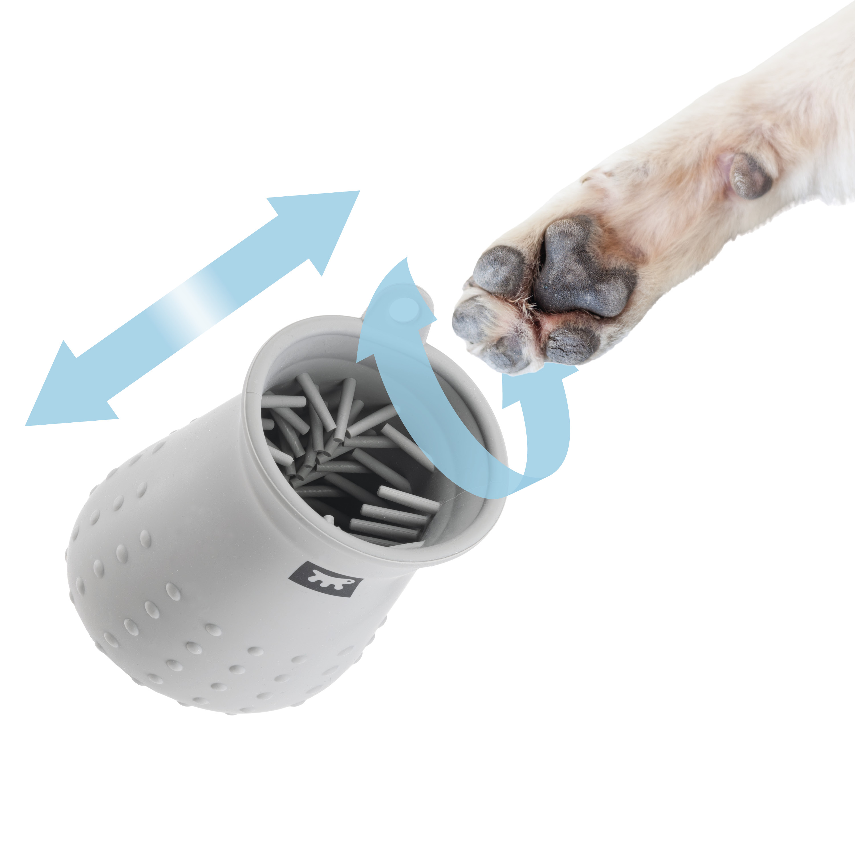 Лапомойка для собак FERPLAST Paw силикон, 9х7,5х14см, 9x7,5xh14см