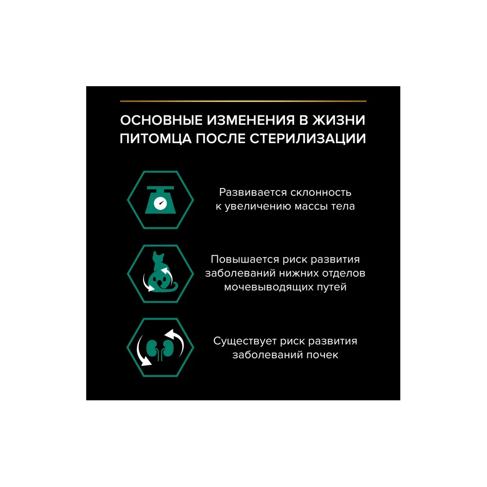 Корм для кошек PRO PLAN Sterilised Renal Plus для стерилизованных, индейка сух. 400г+200г ПРОМО