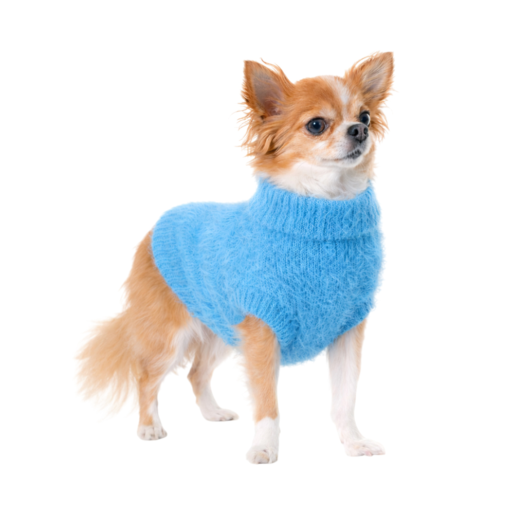 Свитер для собак FOXIE Blue Mischief S (длина спины 30см) синий