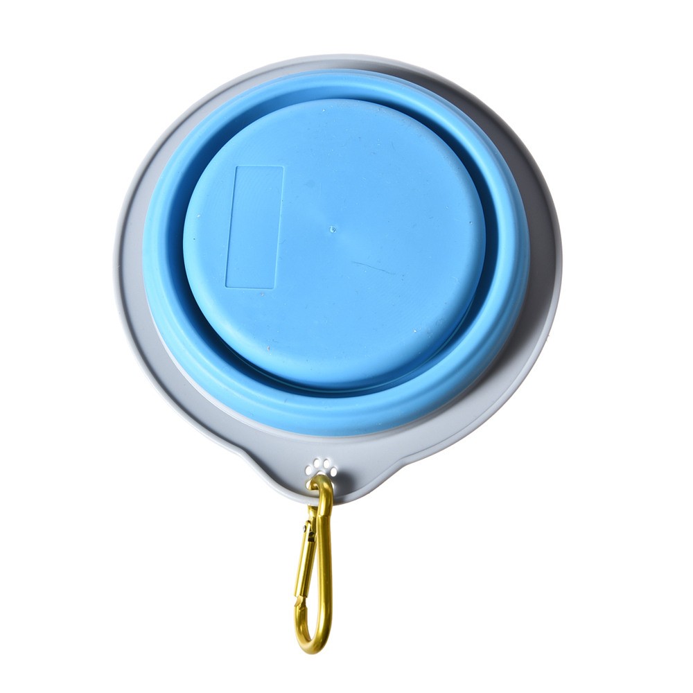 Миска для собак FOXIE Compact складная 17х10,5х7см голубая