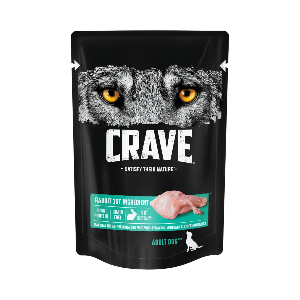Корм для собак CRAVE Кролик пауч