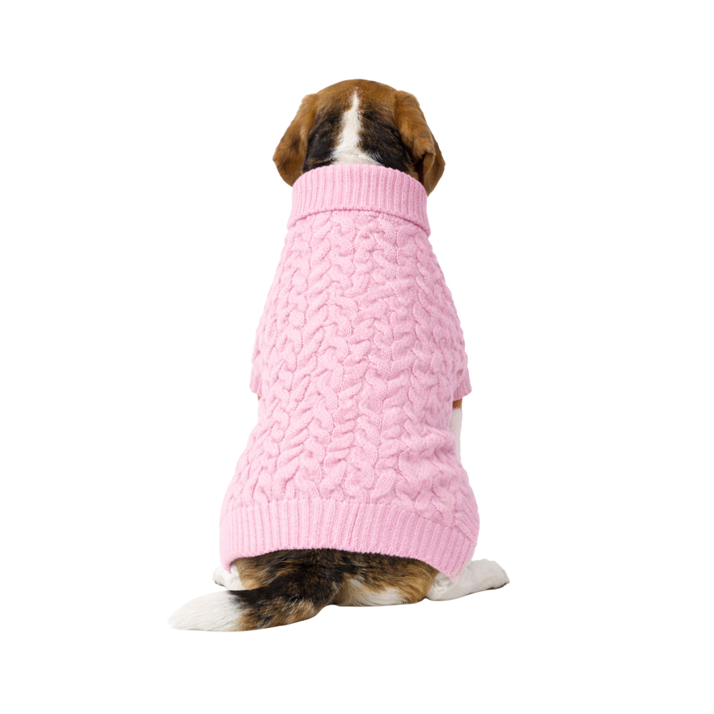Свитер для собак FOXIE Сuddly Pink M (длина спины 35см) розовый