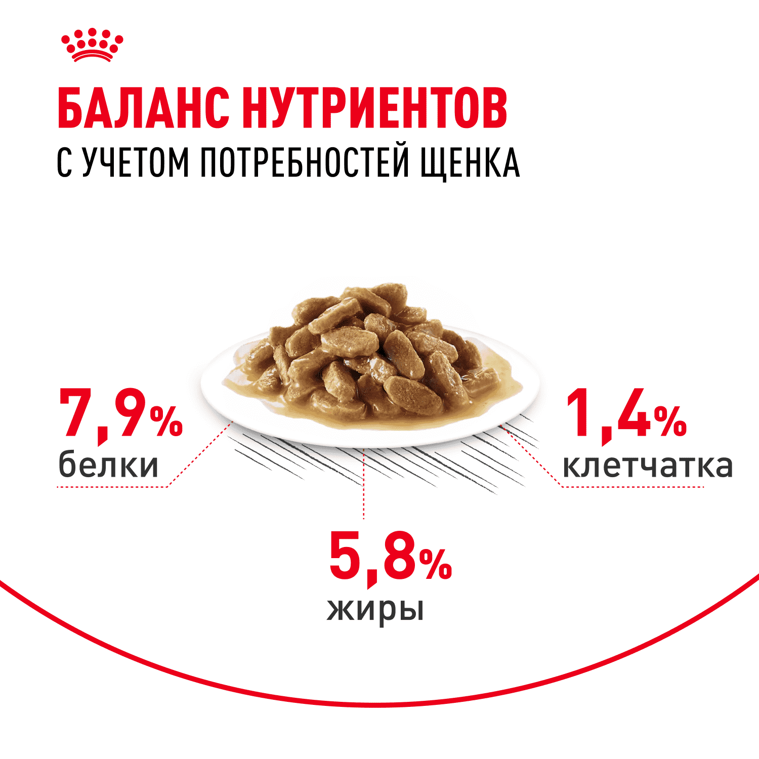 Корм для щенков ROYAL CANIN Mini для мелких пород до 10 месяцев, кусочки в соусе пауч