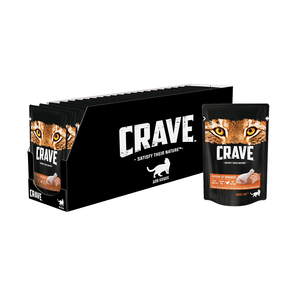 Корм для кошек CRAVE Курица пауч