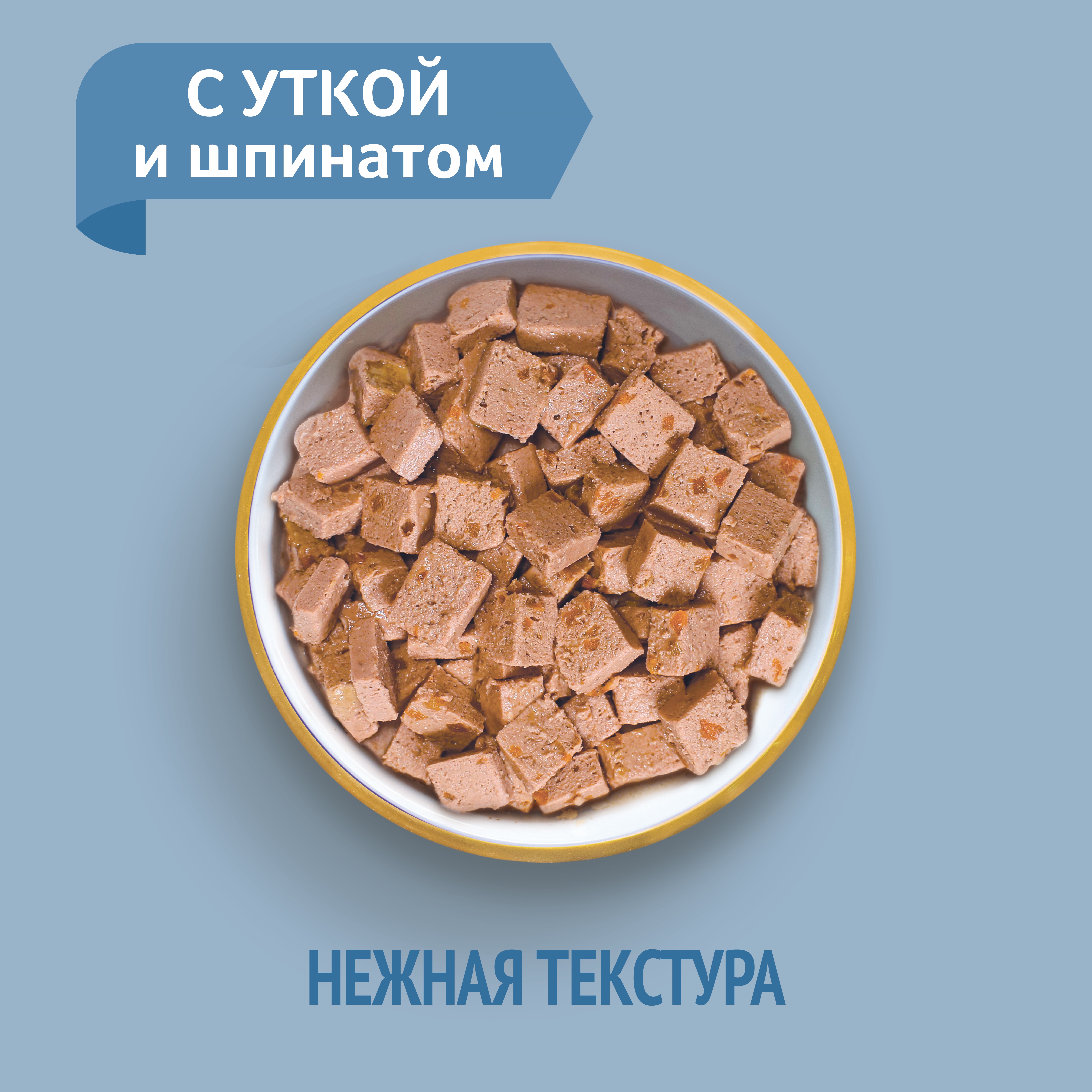 Корм для кошек ЗООГУРМАН Holistic Утка со шпинатом, ламист.