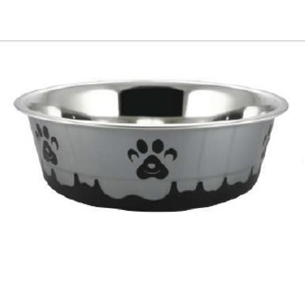 Миска для животных FOXIE Splash металлическая 13,8х13,8х4,7cм 400мл